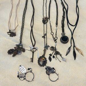 Assortment of handmade vintage jewelry
